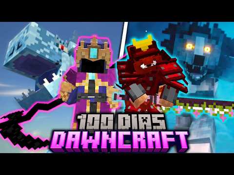 SOBREVIVI 100 DIAS NO NOVO DAWNCRAFT 2.0 em DUO - O FILME