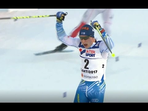 Miesten 50km | Viimeiset 5km + Matti Heikkisen haastattelu | Lahden MM 2017