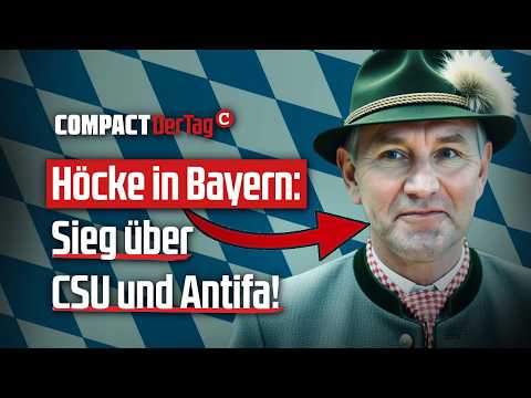 Höcke in Bavaria: Victory over the CSU and Antifa!💥