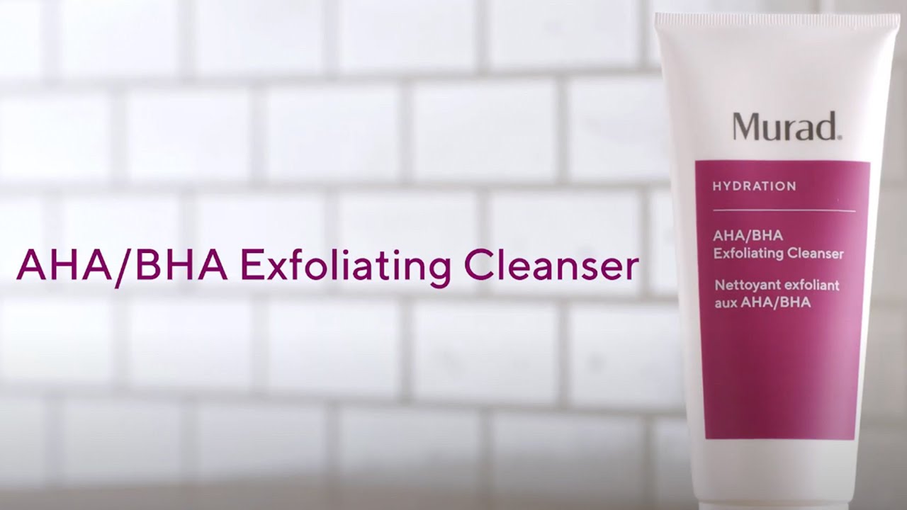 Murad AHA BHA Exfoliating Cleanser Skin Care LovelySkin