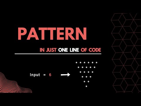 Inverted Pyramid Equilateral Triangle One Line Code Python 2022 Pattern Python Oneliner