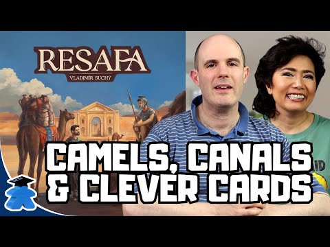 Resafa - Vladimír Suchý Elegant Mini Games in One. Board Game Review.