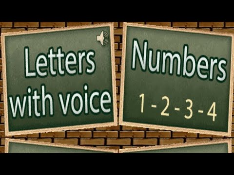English Stage Letters & Number video thumbnail