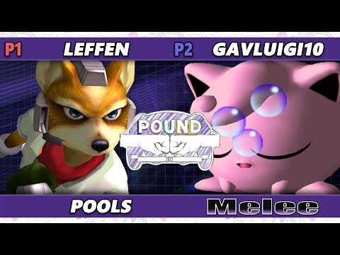 Pound 2022 - Leffen (Fox) Vs. Gavluigi10 (Jigglypuff) SSBM Smash Melee Tournament