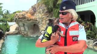 Life Jacket Awareness with Sue Redding / Coast Guard Aux in Marathon, Fl - a Conch Records video