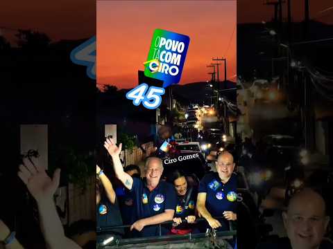 Pt.3| Chegada de Ciro Gomes na cidade de Capistrano/CE📍#shorts #eleições2026 #política #ceará