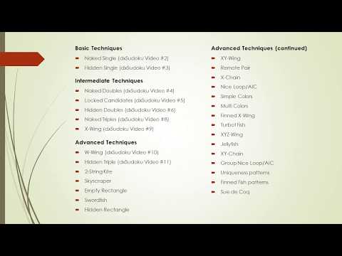 dxSudoku #24 How To Master Sudoku Puzzle Solving Techniques