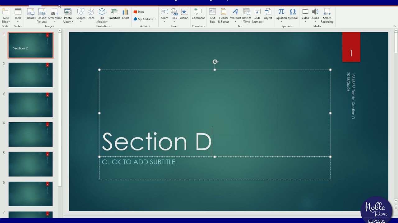 EUP1501 2018 Sem 01 - Portfolio [How to convert to PDF and Submit