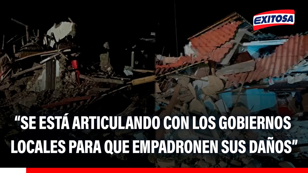 🔴🔵 INDECI coordina con gobiernos locales para que empadronen daños tras sismo