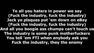 Tech N9ne - F.T.I - Lyrics (ft. Snug Brim, Skatterman, Kutt Calhoun, Greed &amp; Krizz Kaliko)