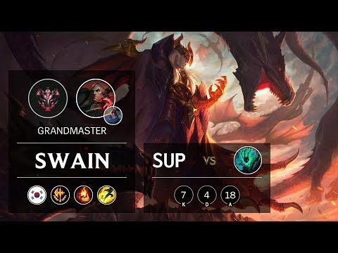 Swain Support vs Thresh - KR Grandmaster Patch 10.2