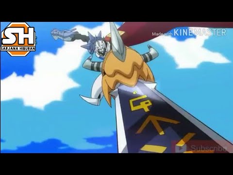 Digimon Adventure Tri - Omegamon Vs Jesmon, Alpamon, Roguemon