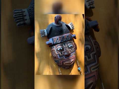 Signed Argentine Condor Mask — Terracotta Folk Art from Jujuy | GentlyGems