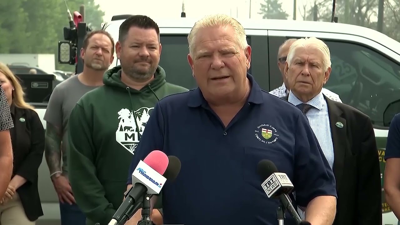 Ontario Premier Ford responds to Trump criticism over wildfire response