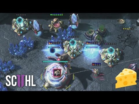 PROXY ROBO + SHIELD BATTERY - Starcraft 2 CHEESE 🧀 - Serral vs Has