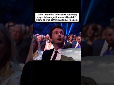 David Tennant is in Complete SHOCK and in Tears as he realizes he will receive a SURPRISE Award
