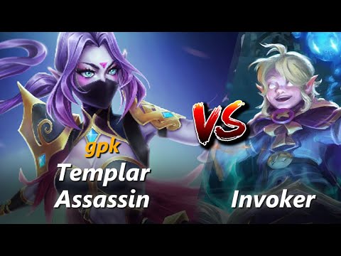 How to Templar Assassin mid vs Invoker (feat. gpk) | First 10 minutes