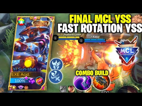 FAST ROTATION!!😎 NEW FINAL MCL GAMEPLAY TOP GLOBAL YSS CARRY US!! FARMING YSS PATCH TERBARU