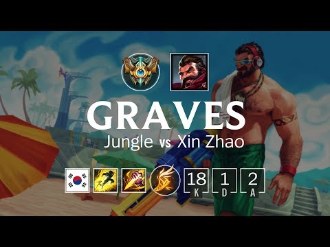 Graves Jungle vs Xin Zhao - KR Challenger Patch 8.12