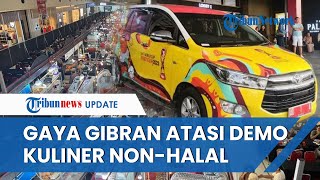 Mobil Dinas Gibran 'Mejeng' di Festival Kuliner Non-Halal Solo seusai Diprotes Ormas hingga Berhenti