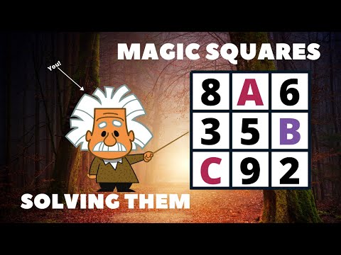 GENIUS Way to Solve Magic Squares