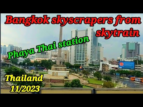 Experiência Skytrain da estação Phaya Thai na sexta-feira | Tour pela Tailândia 2023