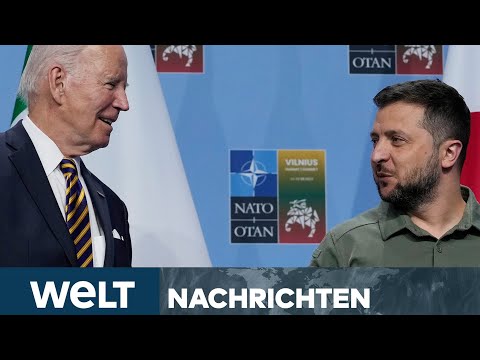 NATO-GIPFEL BEENDET: Keine Einladung zum Beitritt für Ukraine  - G7 geben Garantien | WELT STREAM