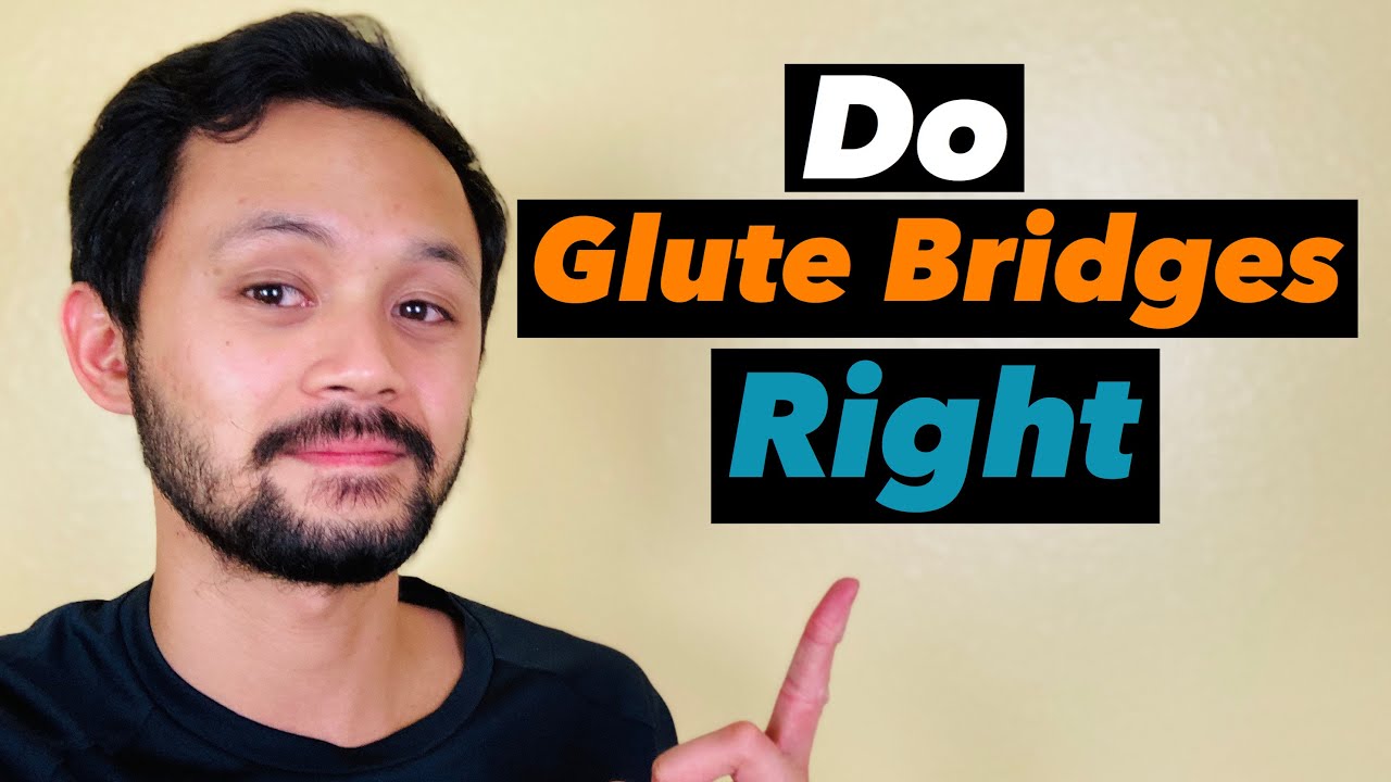 How to do a Proper GLUTE BRIDGE for Stronger Glutes