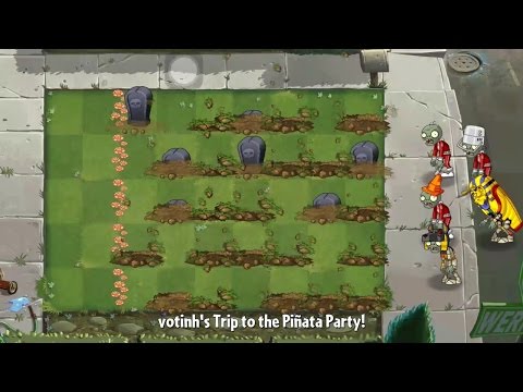 Plants vs. Zombies 2 pinata party 3/4/2017 || pinata party March 4, 2017