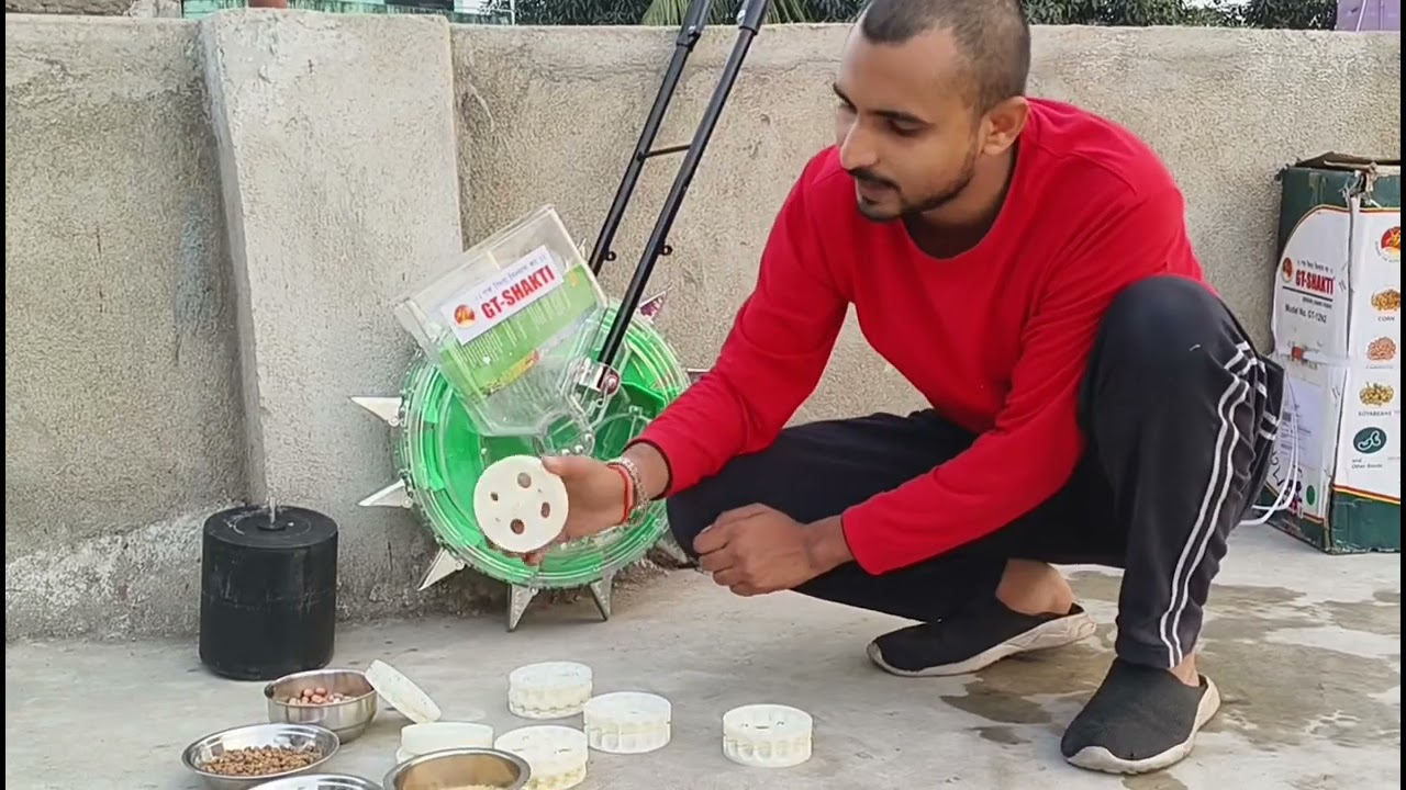 Best Hand Push Seeder Machine | Manual Seed Planter for Farming | Easy & Efficient Sowing