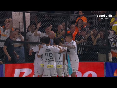 Gol de Rollheiser | Santos 1 x 0 Palmeiras | Brasileirão 2025 | SporTV 4K 