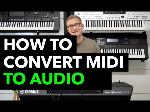 How to Convert MIDI Songs to Audio on Yamaha PSR-SX & Genos Keyboards | Step-by-Step Guide 🎹