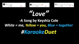 Download lagu Keyshia Cole - Love (Karaoke Duet Version) | Sing With Me mp3