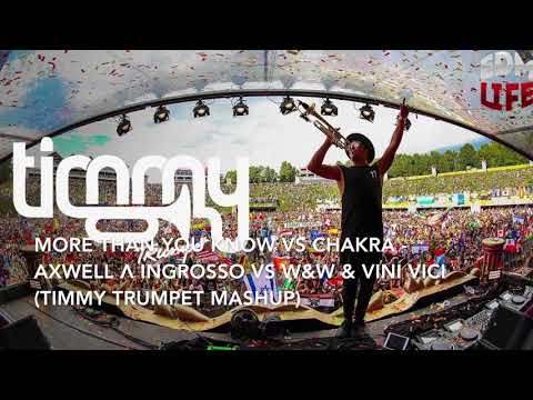 More Than You Know vs Chakra   Axwell Λ Ingrosso vs W&W & Vini Vici (Timmy Trumpet Mashup)