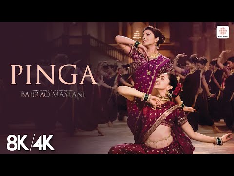 Pinga - 8K/4K Music Video | Deepika Padukone, Priyanka Chopra | Shreya Ghoshal | Bajirao Mastani