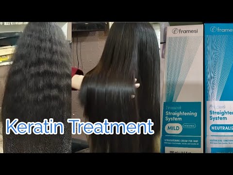 Framesi straightening System || Keratin Treatment || Permanent Hair Straight || Real Beauty Secrets
