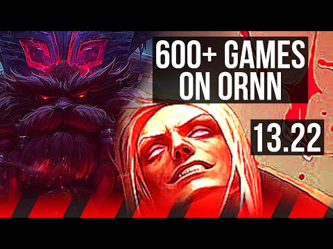 ORNN vs VLADIMIR (TOP) | 600+ games, 3/1/4 | EUW Grandmaster | 13.22