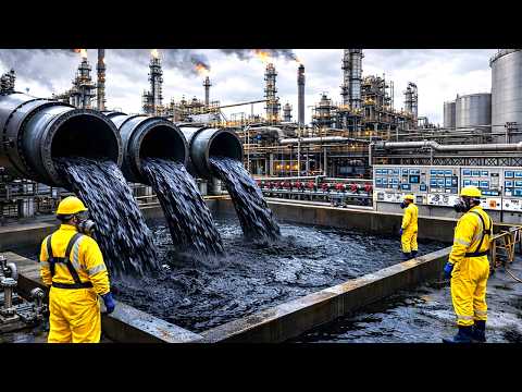 WIE BENZIN HERGESTELLT WIRD ⛽ | IN DER MODERNSTEN RAFFINERIE