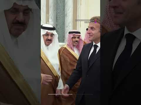Macron’s surprise ‘solidarity’ visit to Saudi Arabia | AJ #shorts