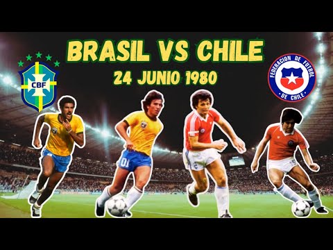 🎥🇧🇷 Brazil vs Chile 1980 | Zico, Toninho Cerezo, Elias Figueroa and Patrick Yanez