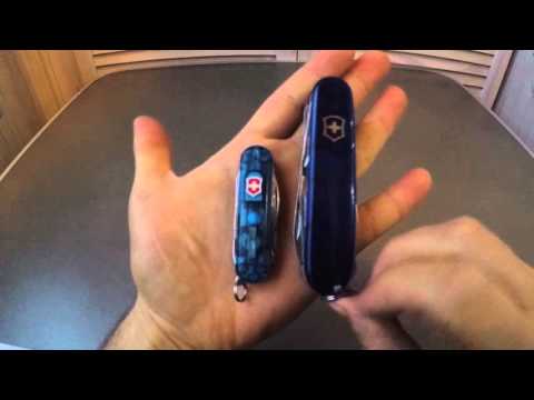 Victorinox kišeninis peilis Midnite Manager su LED šviesele 0.6366 video