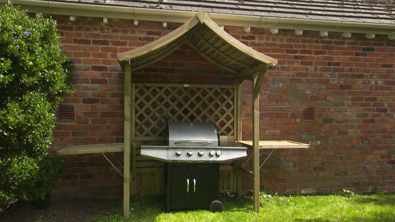 Rowlinson Outdoor Party Arbour in Natural Timber