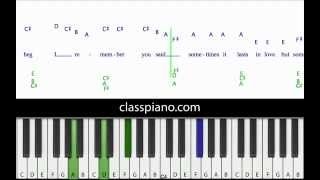 Someone Like You Adele Piano Tutorial Chords Chordify