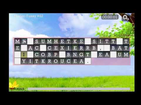 Word puzzle for the Happy soul Video