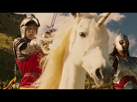 A batalha de Pedro contra a Feiticeira branca | As Crônicas de Nárnia (2005) Aventura, Cena HD