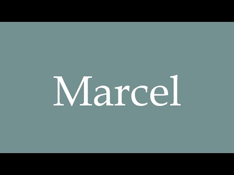 How to Pronounce ''Marcel'' Correctly in French