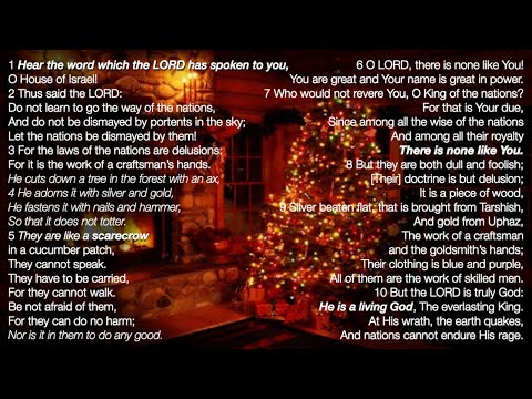 Reading between the lines - Jeremiah chapter 10