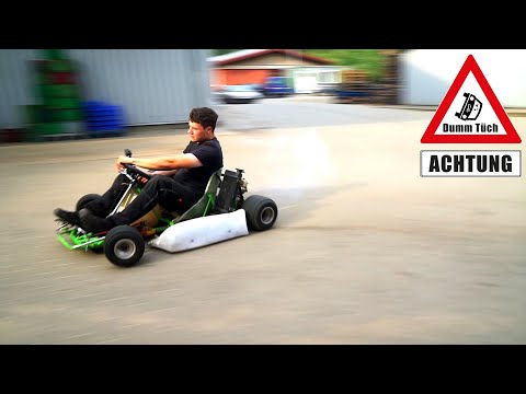 125 ccm - 6 Gang Go-Kart - Probefahrt mit voller Leistung | Dumm Tüch