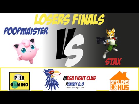 Ranbat 2.8 Melee Top 8 LF: Poopmaister (Jigglypuff) -VS- Stax (Fox)