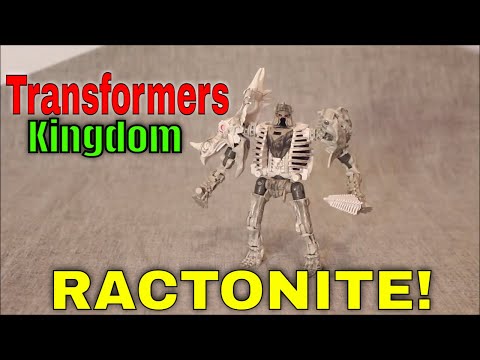 Transformers WFC Kingdom Ractonite - Gotbot true Review NUMBER 837